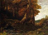 Entering the Forest by Gustave Courbet